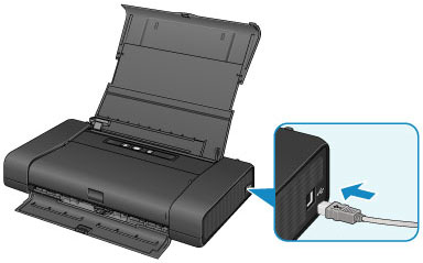 Canon : PIXMA Manuals : iP110 series : Connecting the Printer to